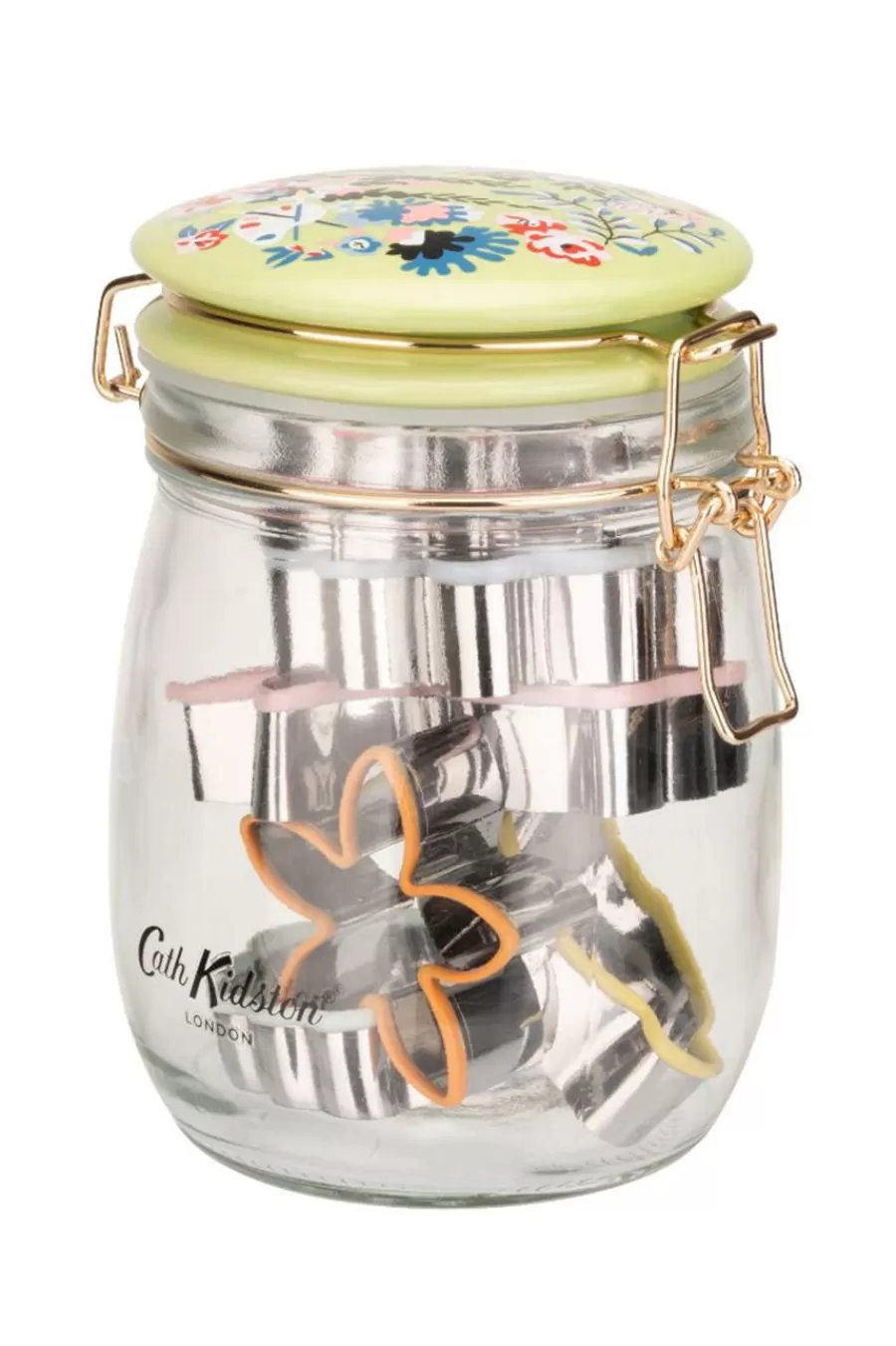 Cath Kidston 30 Years Ditsy Glass Jar With 6pc Cookie Cutters Multi Best Sale