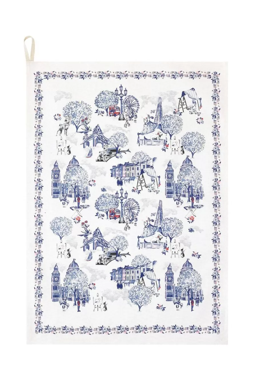 Cath Kidston 30 Years Tea Towel Cream Cheap