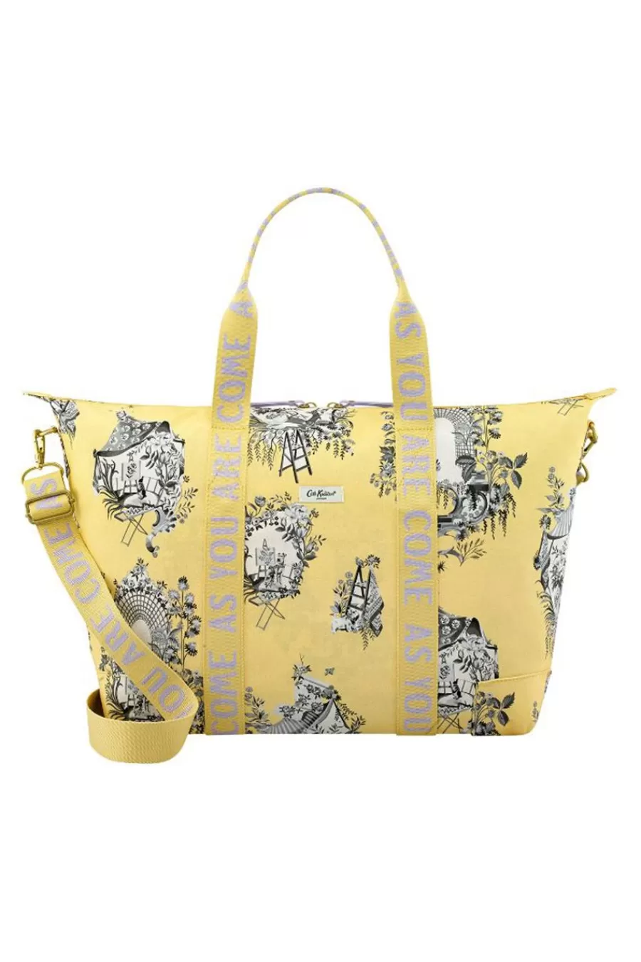 Cath Kidston 30 Years Toile Foldaway Overnight Bag Yellow Cheap