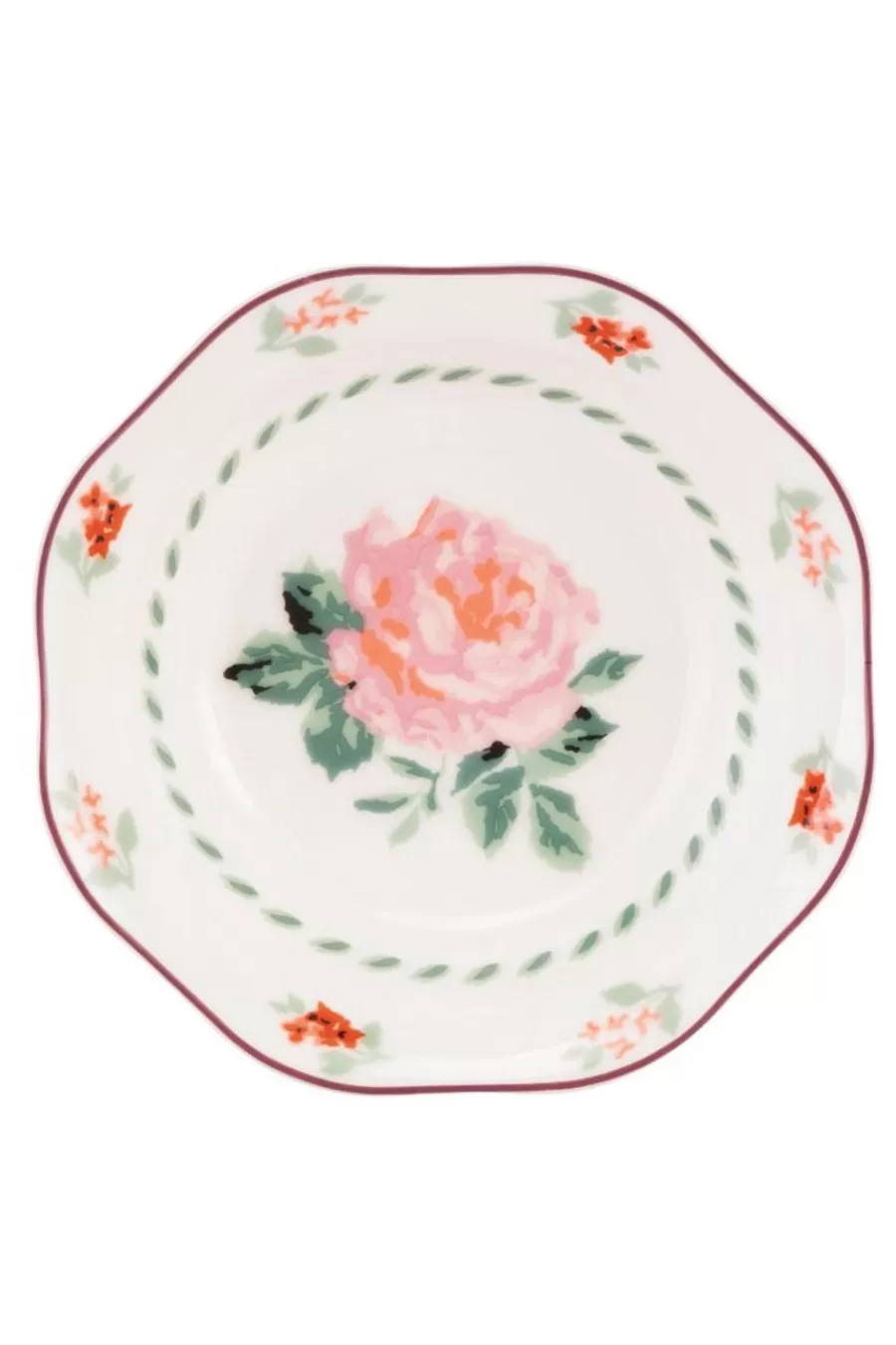 Cath Kidston ARCHIVE ROSE NEW BONE CHINA CEREAL BOWL Pink Best