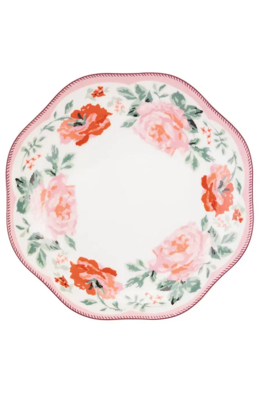 Cath Kidston ARCHIVE ROSE NEW BONE CHINA PASTA BOWL Pink Cheap