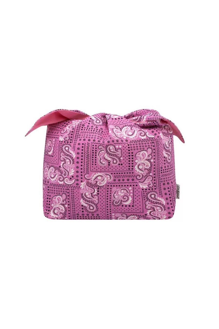 Cath Kidston Bandana Bow Tie Pouch Pink Outlet