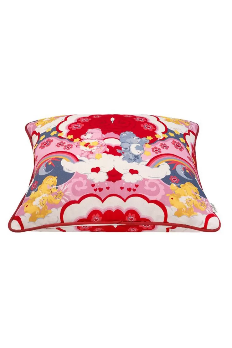 Cath Kidston Care Bears Wish Big Square Cushion Pink Clearance