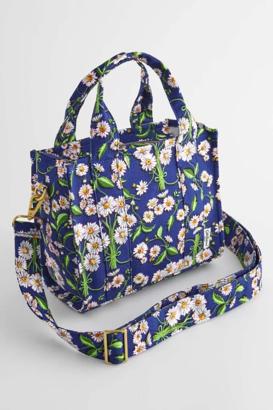 Cath Kidston DAISY CHAIN MINI BONDED TOTE Navy Fashion