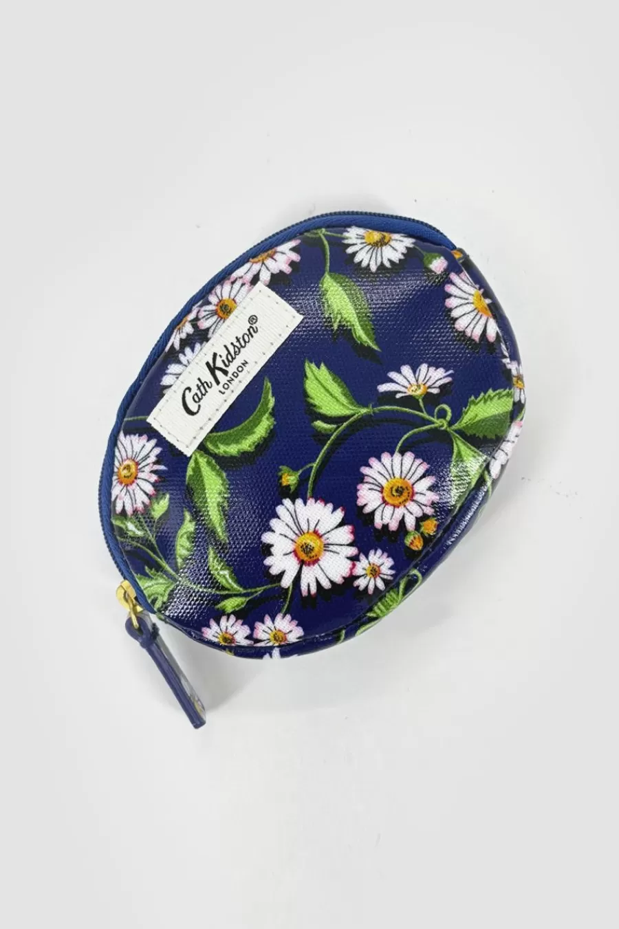 Cath Kidston DAISY CHAIN OVAL COIN PURSE Navy Best