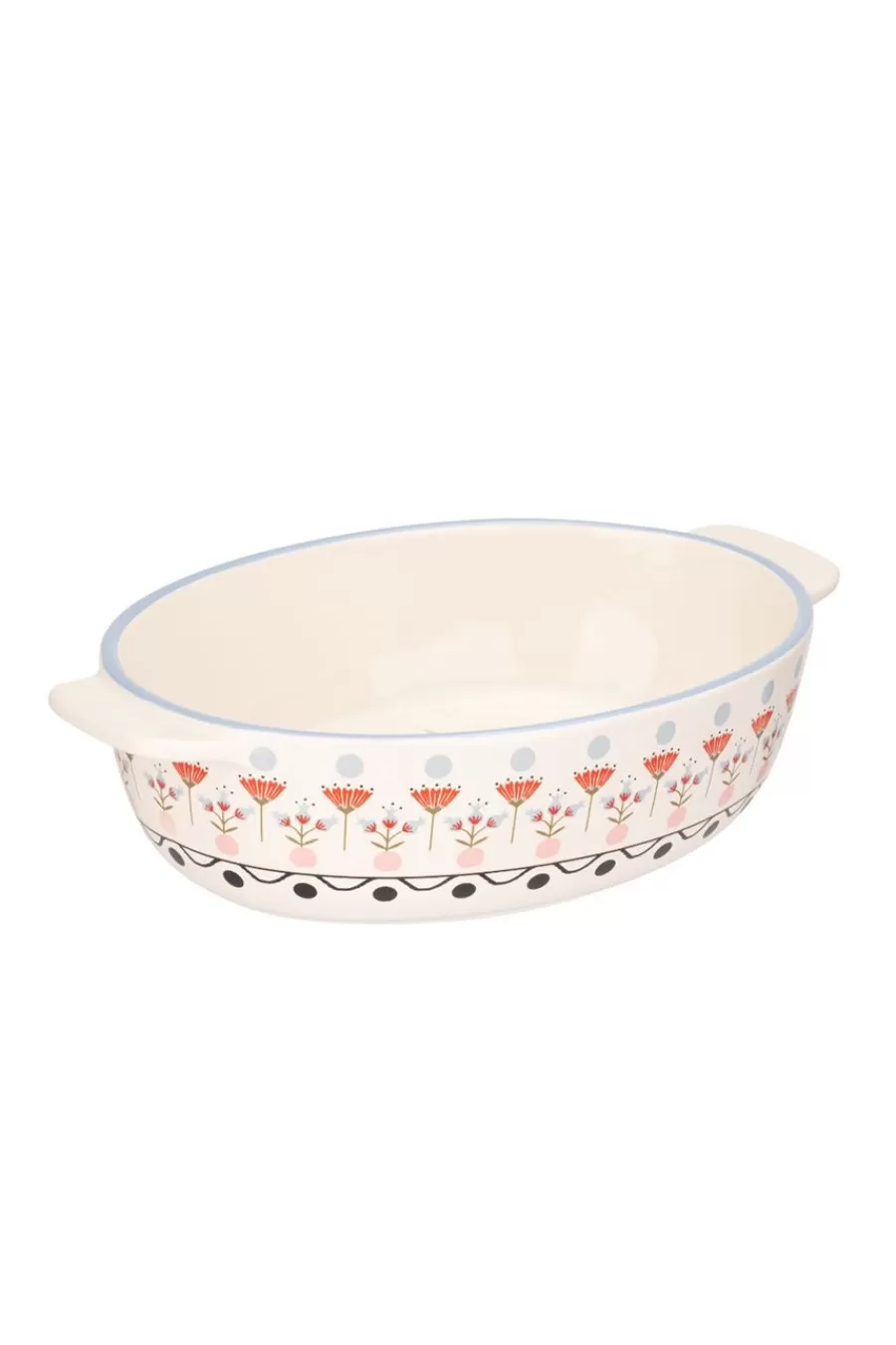 Cath Kidston Ditsy Fields Oval Roasting Dish Multi Cheap