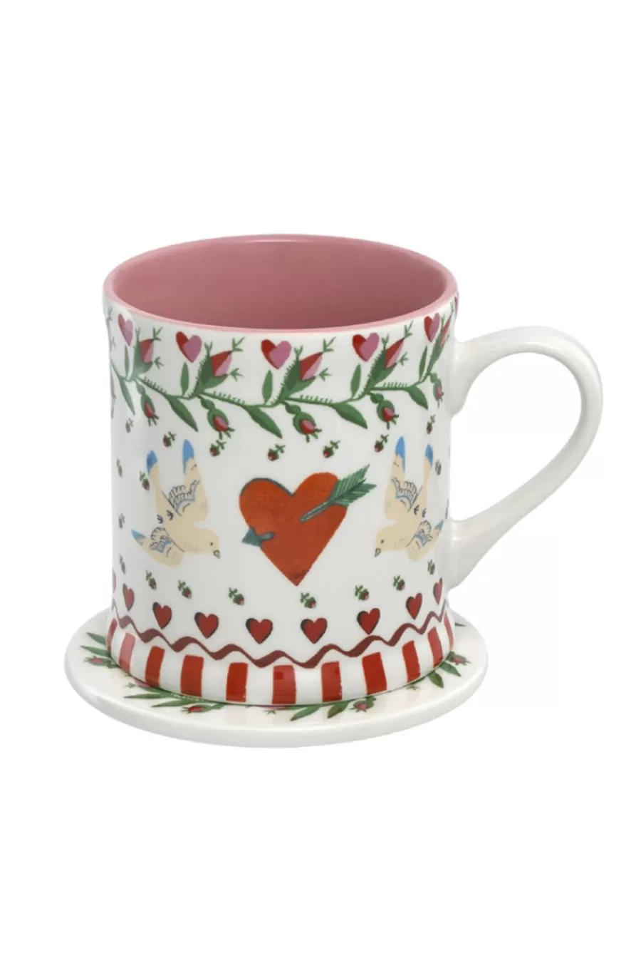 Cath Kidston Dreamer Boxed Mug & Coaster Cream Store