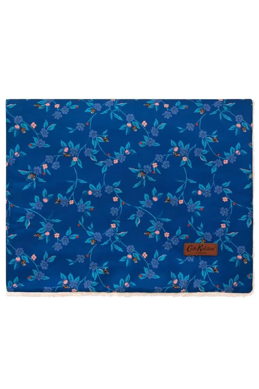 Cath Kidston Flora Fauna Greenwich Flowers Cosy Pet Blanket Blue Flash Sale