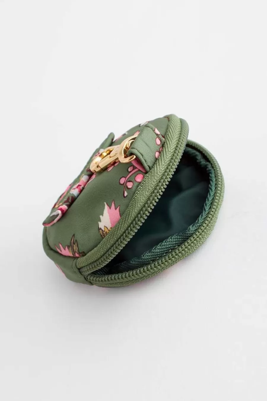 Cath Kidston FRIENDSHIP GARDEN ROUND COIN PURSE Green Discount