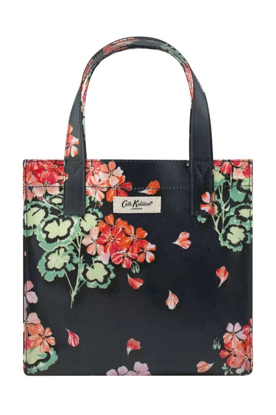 Cath Kidston Geraniums Small Bookbag Navy Best