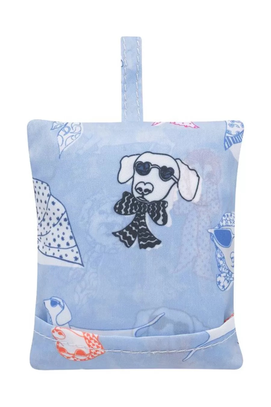 Cath Kidston Glamorous Dogs Foldaway Shopper Blue Best Sale