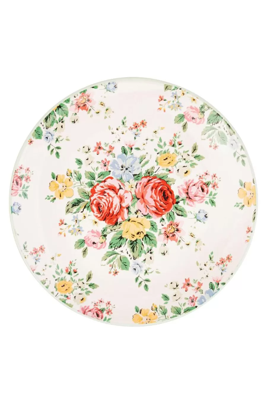 Cath Kidston HAMPSTEAD ROSE SAGE SIDE PLATE Green Flash Sale