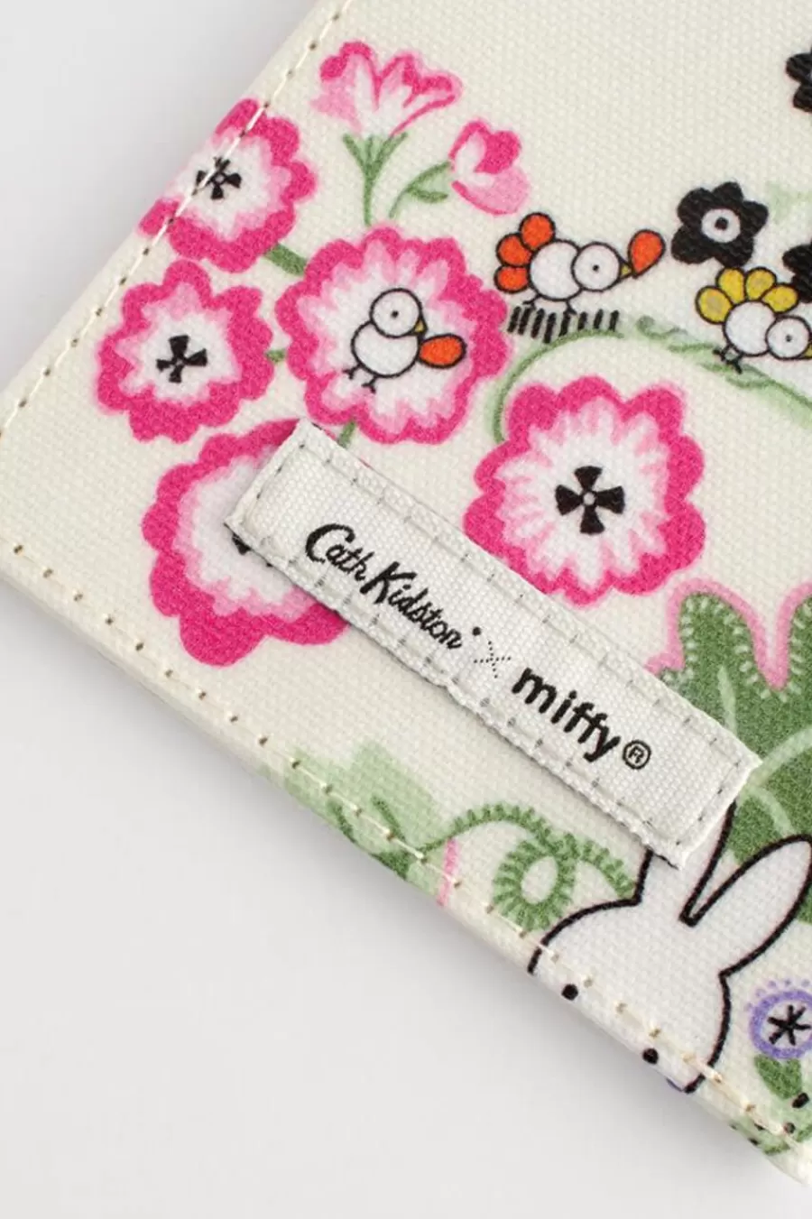 Cath Kidston MIFFY BOTANICAL PASSPORT CASE Cream Cheap