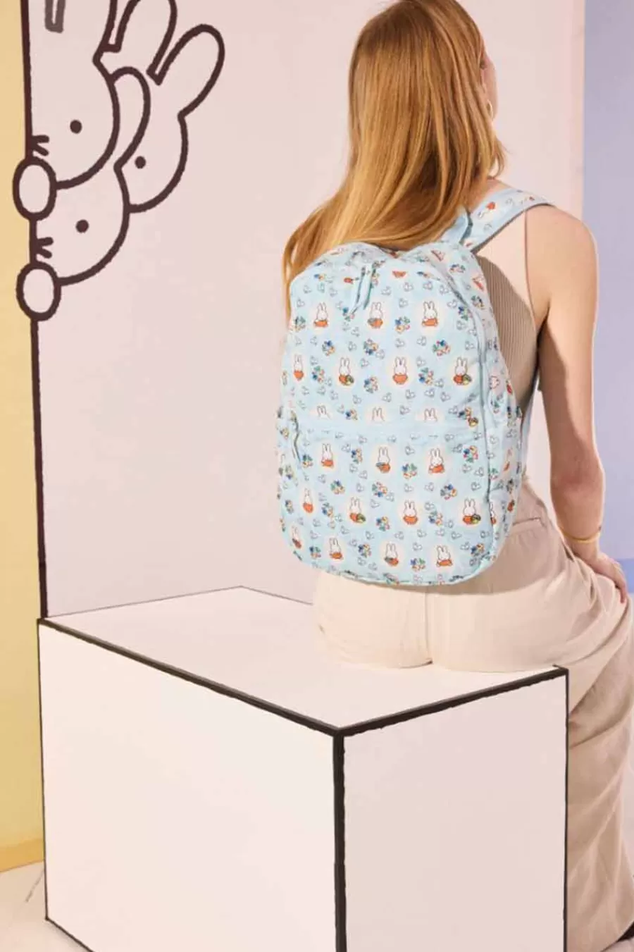 Cath Kidston MIFFY DITSY FOLDAWAY BACKPACK Blue Best