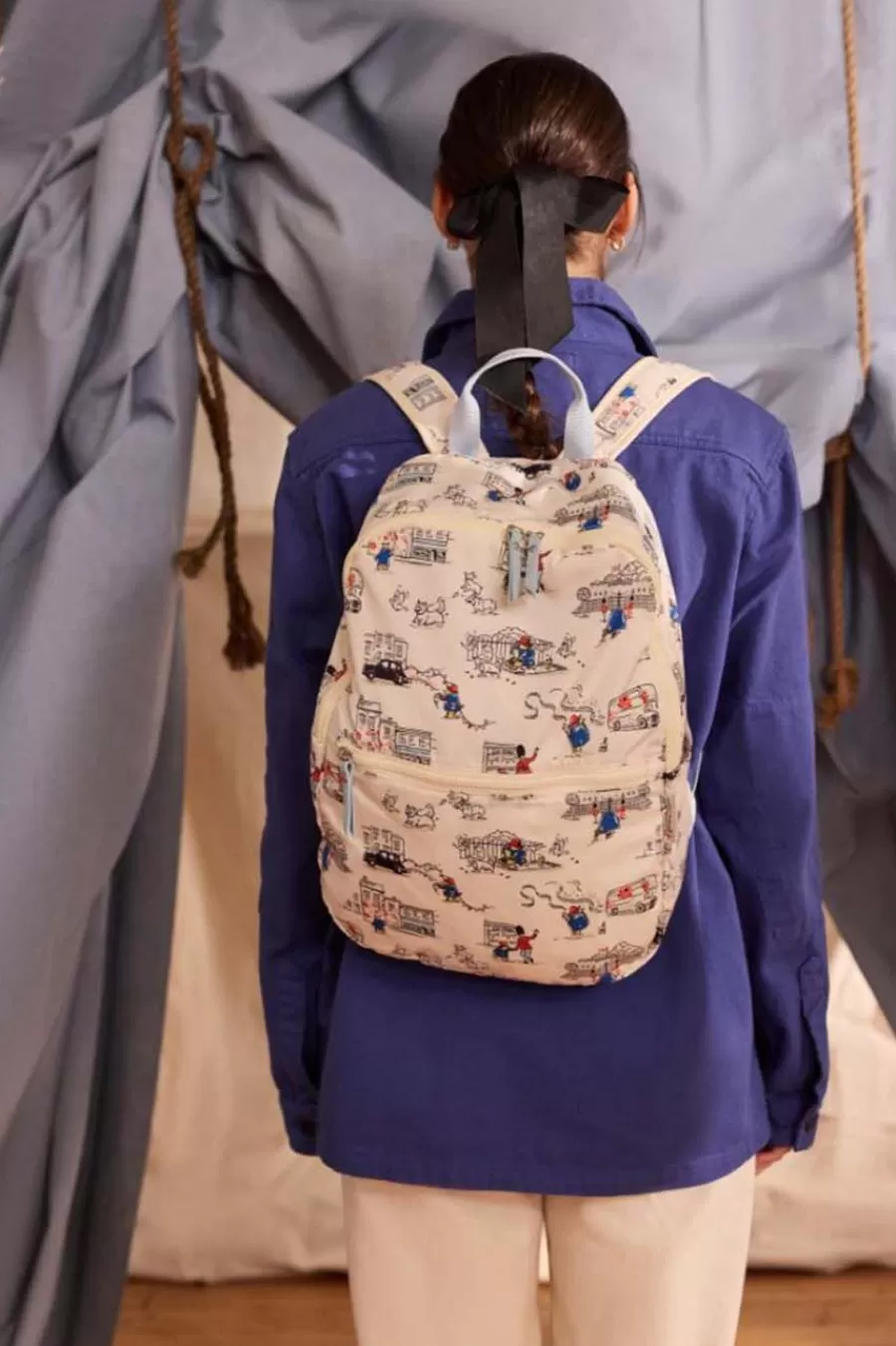 Cath Kidston PADDINGTON FOLDAWAY BACKPACK Cream Store