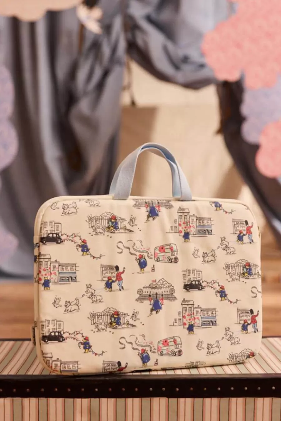 Cath Kidston PADDINGTON LAPTOP SLEEVE White New