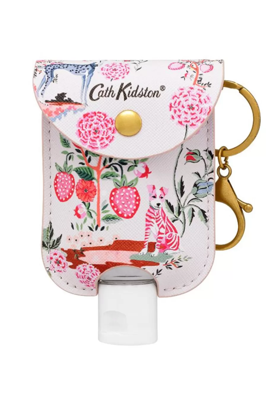 Cath Kidston Painted Kingdom Hand Sanitiser Holder & Gel Cream Hot