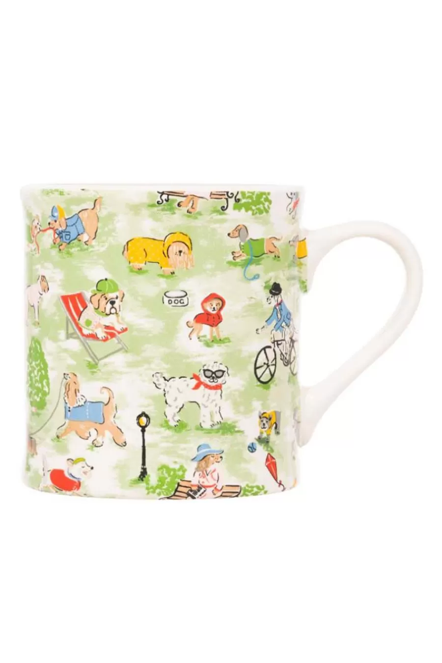 Cath Kidston PARK DOGS MOLLIE MUG Green New