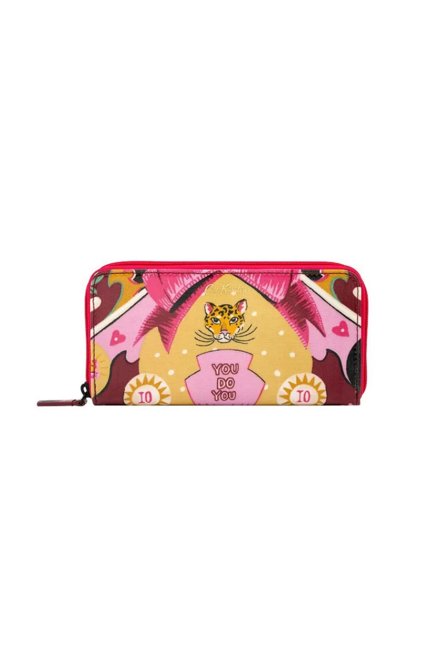 Cath Kidston Pinball Continental Zip Wallet Pink Clearance