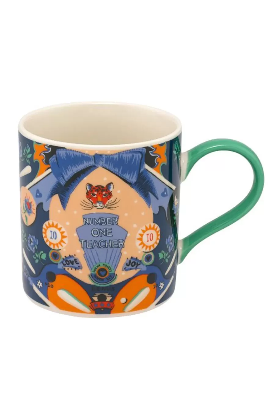 Cath Kidston Pinball Rosie Fine China Mug Blue Online