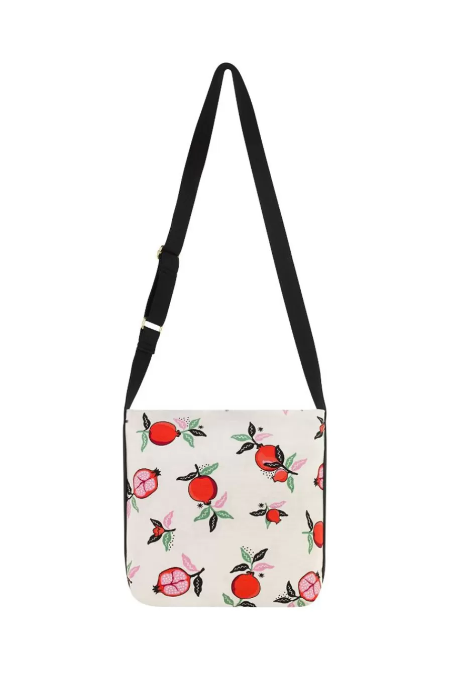 Cath Kidston Pomegranate Zipped Messenger Bag Cream Online