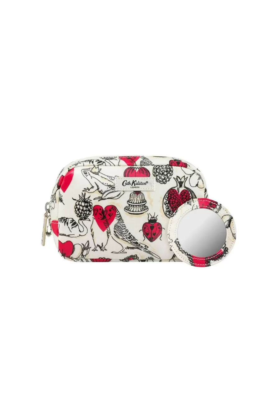 Cath Kidston Shape My Heart Classic Make Up Case Cream Discount