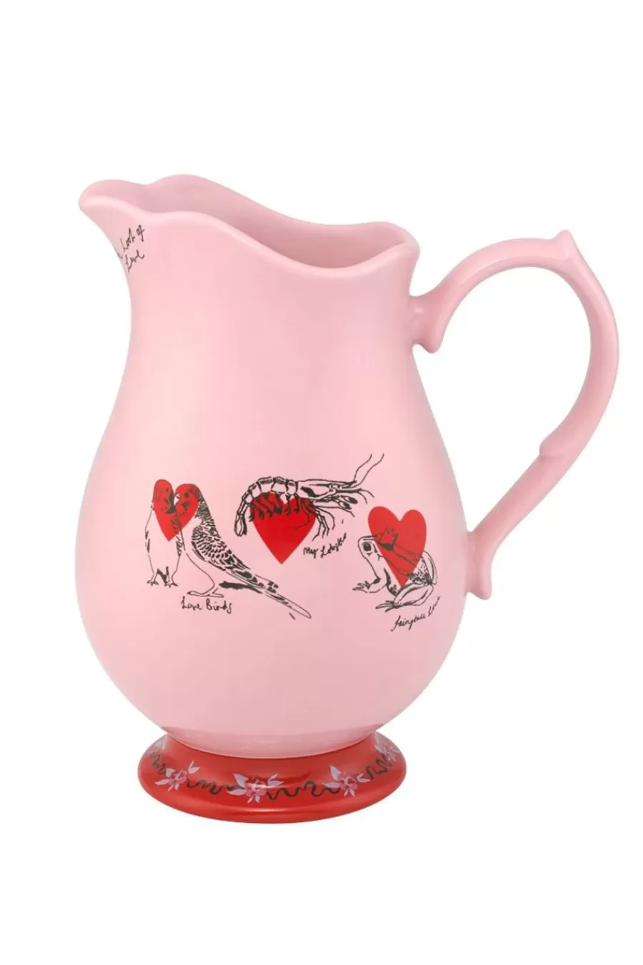 Cath Kidston Shape My Heart Jug Pink Cheap