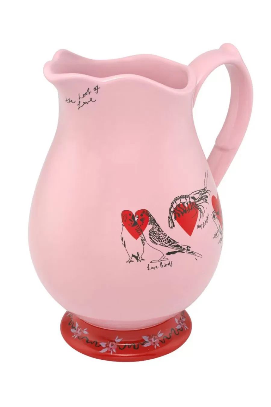 Cath Kidston Shape My Heart Jug Pink Cheap