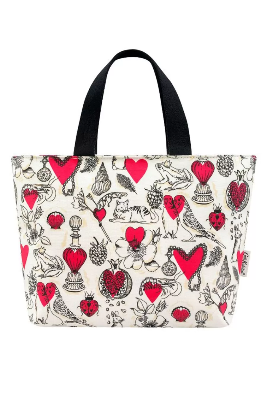 Cath Kidston Shape My Heart Lunch Tote Cream Best