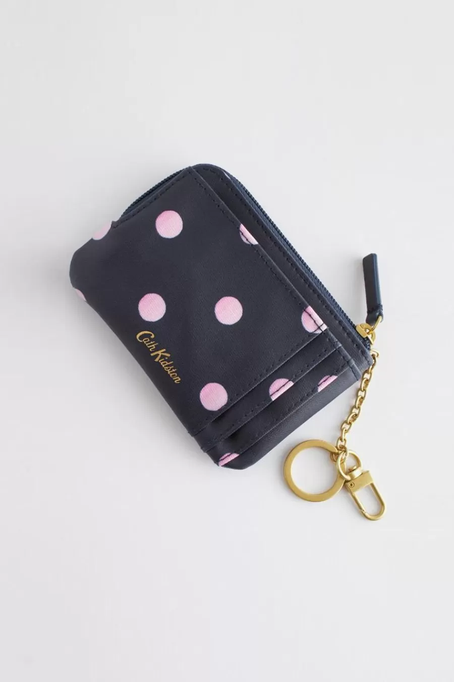 Cath Kidston SOUL SPOT CARD & COIN PURSE Navy Clearance