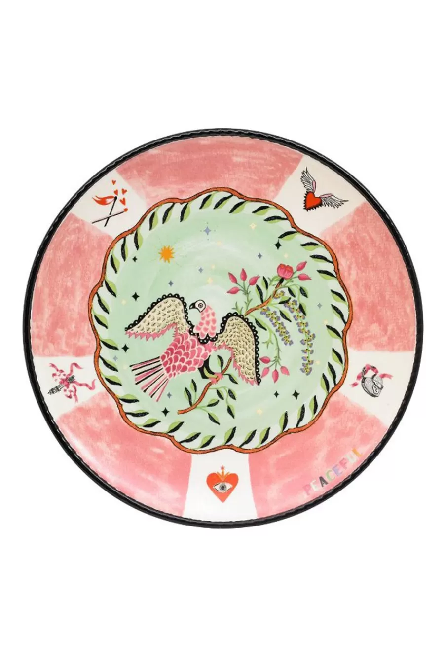 Cath Kidston Spirit Animals Side Plate Pink New