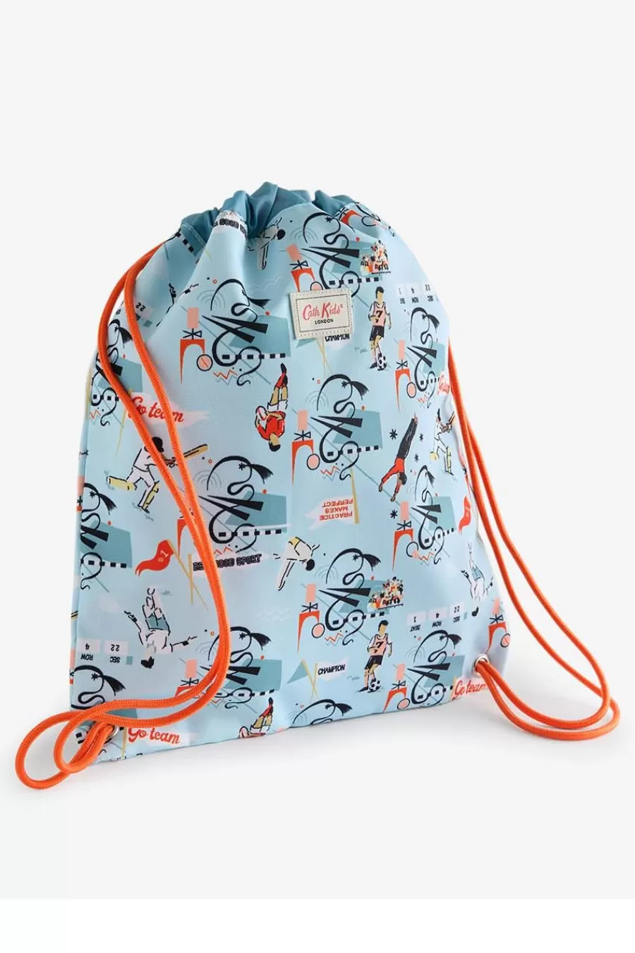 Cath Kidston SPORTS KIDS DRAWSTRING BACKPACK Blue Shop