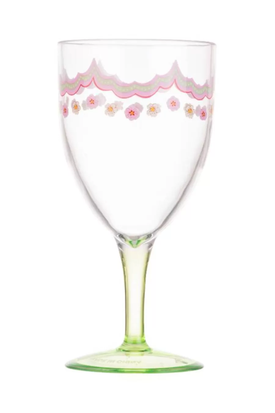 Cath Kidston STRAWBERRY ACRYLIC PICNIC WINE GLASS Green Fashion