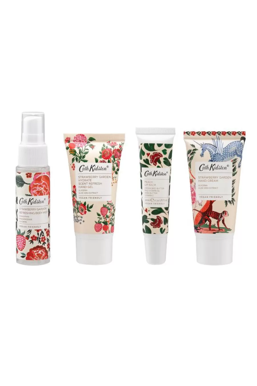 Cath Kidston Strawberry Garden Daily Essentials Kit Cream/Pink Discount