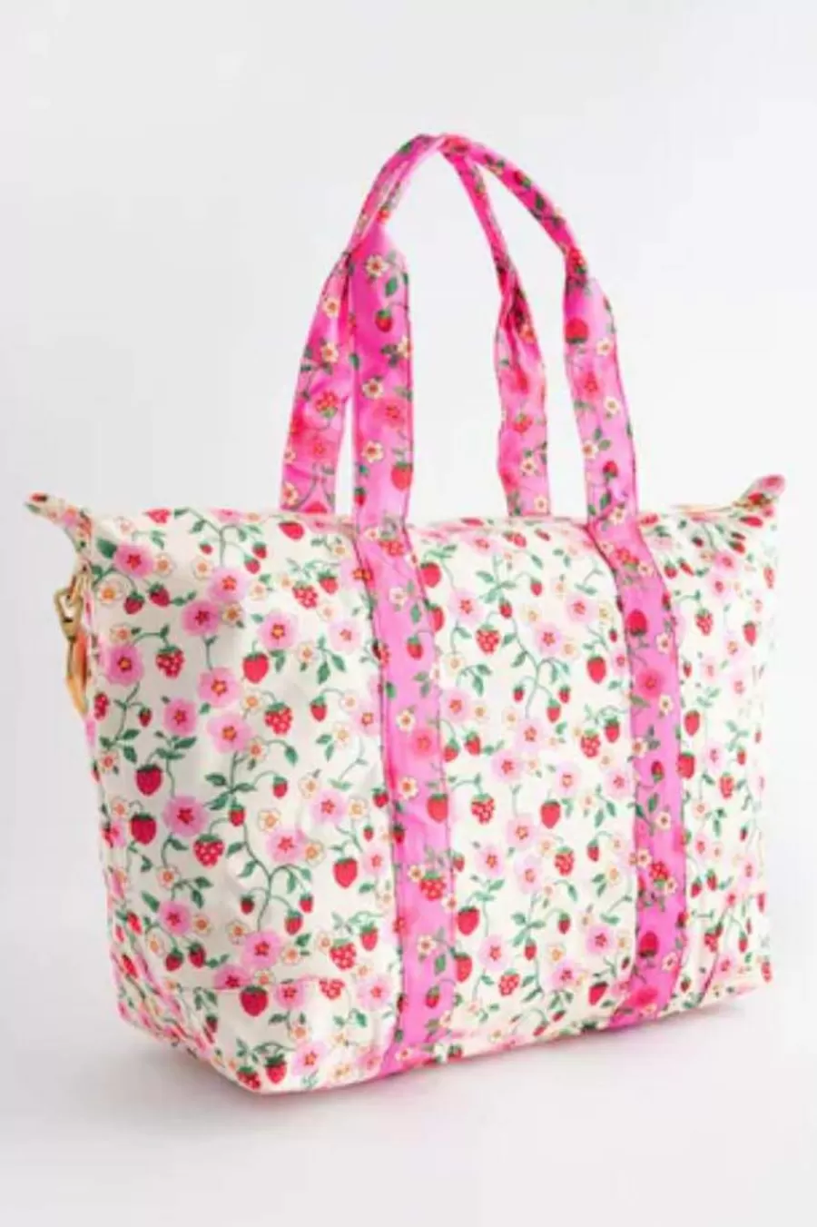 Cath Kidston STRAWBERRY SMALL OVERNIGHT BAG Cream Sale