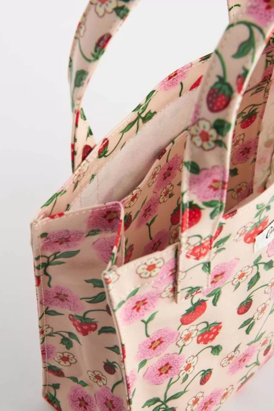 Cath Kidston STRAWBERRY SMALL SMALL BOOKBAG Cream Flash Sale