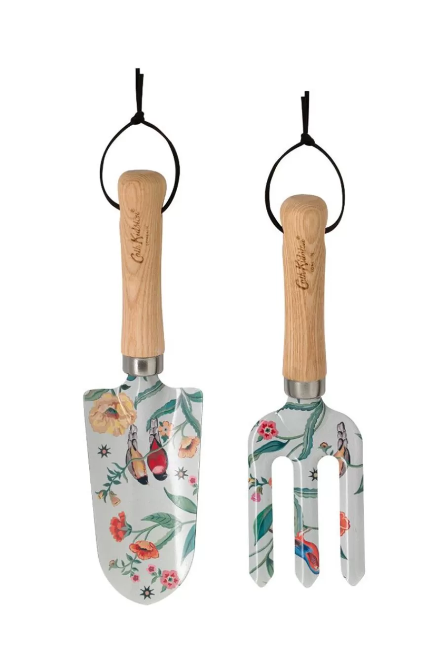 Cath Kidston Summer Birds Garden Trowel & Fork Set Cream Best Sale