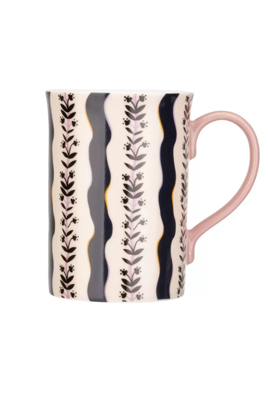 Cath Kidston The Story Tree Floral Stripe Mug Multi Flash Sale